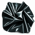 Metallic Black Latexmeterware 110 cm mit blau-grünem Metallic-Schimmer