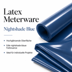 Nightshade Blue Latexmeterware 110 cm mit Produktdetails und Materialhinweisen