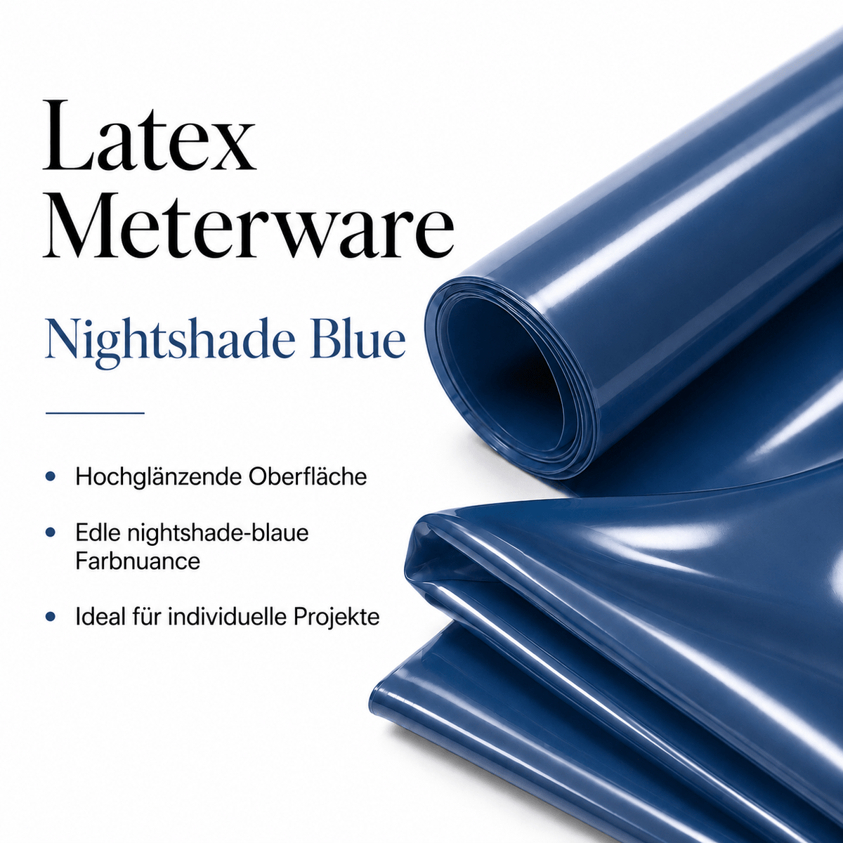 Nightshade Blue Latexmeterware 110 cm mit Produktdetails und Materialhinweisen