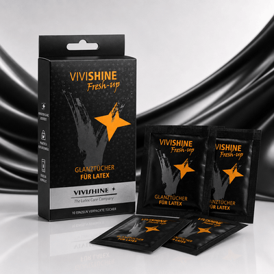 ViviShine Fresh-up Latex-Glanztücher 10 Stück