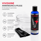 ViviShine Anwendung und Pflege für geschmeidige Latexoberflächen